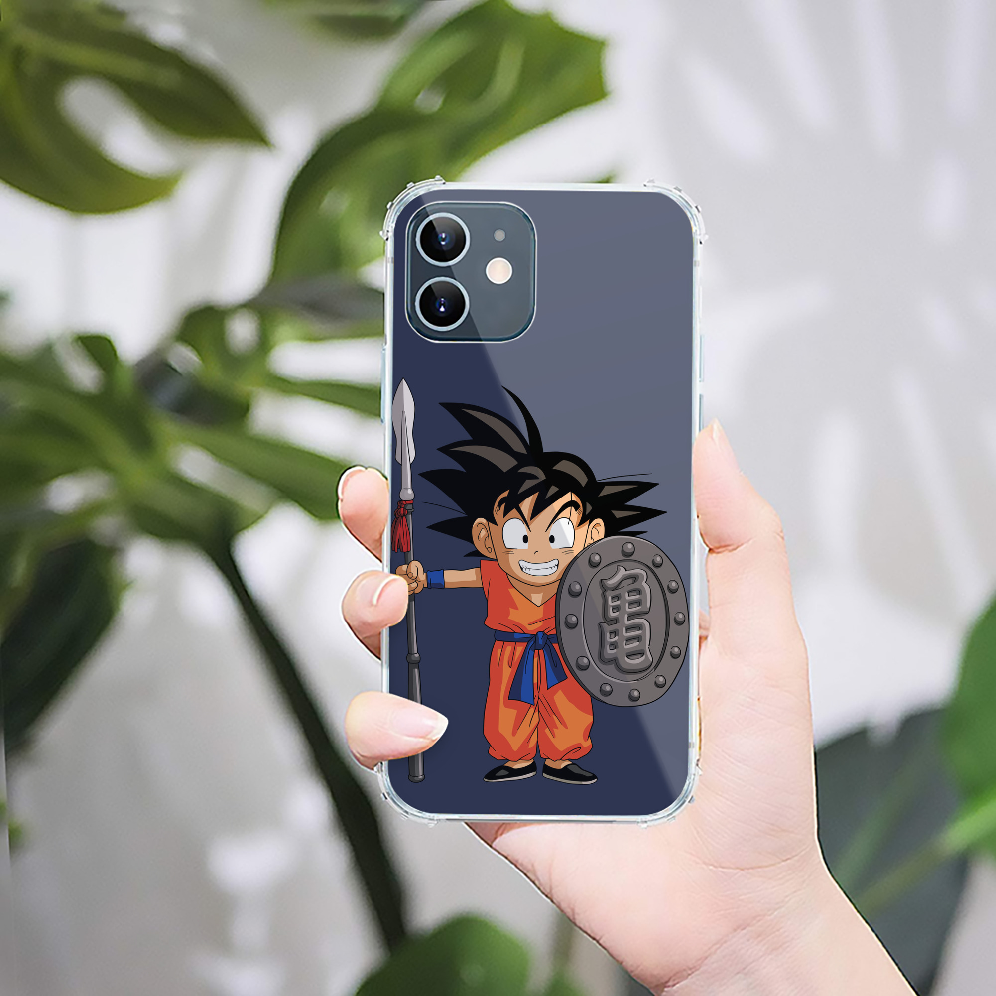 （画像用） ドラゴンボール 孫悟空（そん ごくう）Son Goku カカロット DRAGON BALL Kakarotto 【iPhone 12シリーズ対応】透明スマホケース（クリアソフトケース）